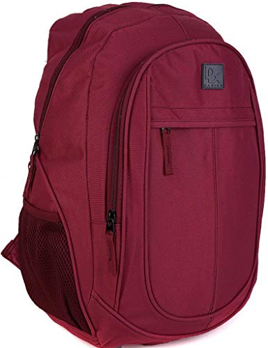 Mochila Bolsa Vermelho Escolar Juvenil Adulto Masculina Feminina Impermeável Grande Denlex Alça De C