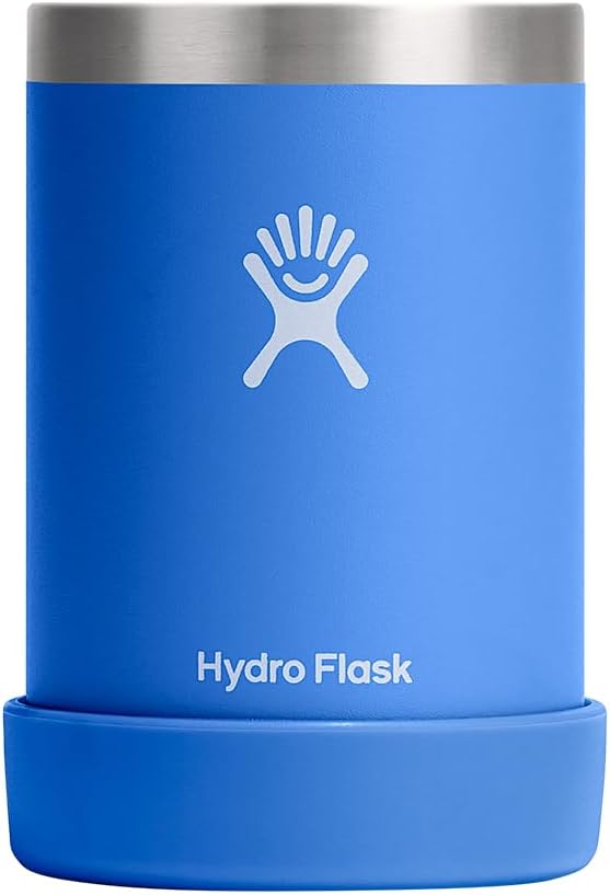 Hydro Flask 12 Oz Cooler for Cans - Can Cooler for Beer or Coffee - Insulated in Cascade Blue