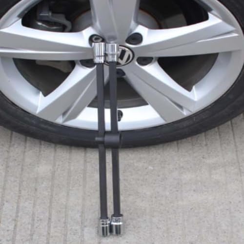 Llave tuercas universal extendida predolo para extraer tuercas rueda de coche con piezas desmontables 3
