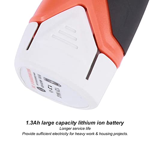 Elektrischer Schraubendreher, 12V Akkuschrauber, Akkuschrauber Autoreparaturwerkzeug mit 10 Bohrer, 1300mAh Akku… – Bild 6