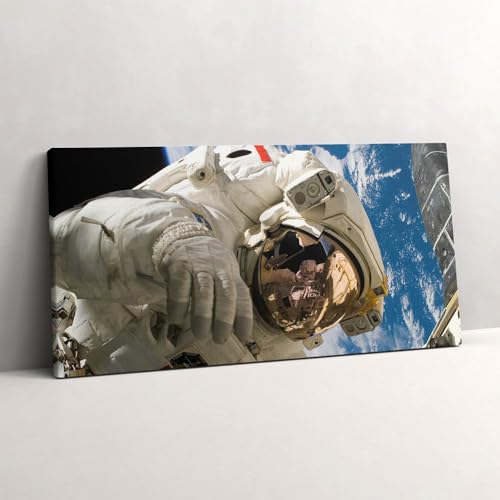 Peinture sur toile astronaute americain decoration bureau design