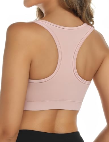 Image of Buauty Sports Bras for Women, Medium Impact Support Sports Bra Push Up Workout Built in Bra Running Yoga
