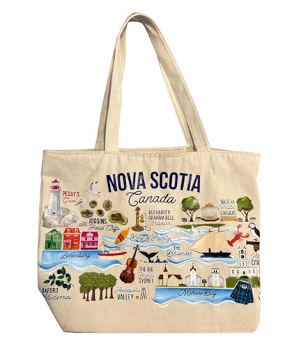 Nova Scotia Collage Tote Bag
