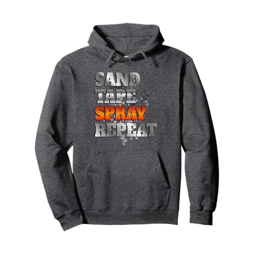 SAND TAPE SPRAY REPEAT Shirt Auto Body Painting Car Painter Pullover Hoodie