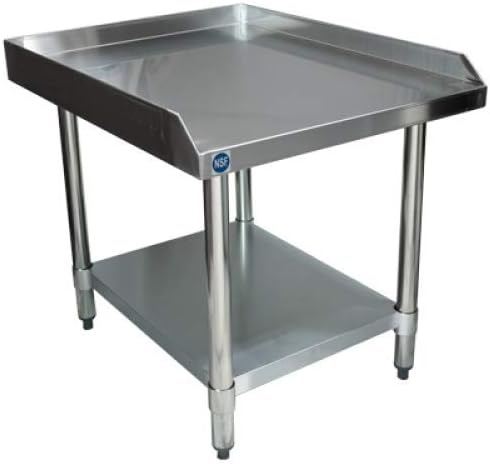 KPS Commercial Stainless Steel Equipment Grill Work Table 30" x 30" - Surface Height 35"