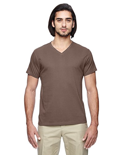econscious Men's Organic Cotton Short-Sleeve V-Neck T-Shirt, Large