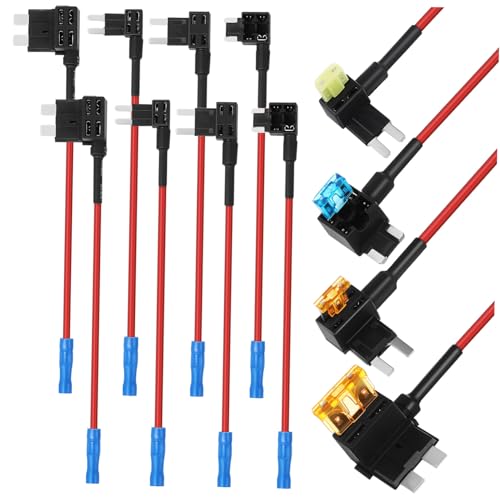 Adaptador De Grifos para fusibles con 12 piezas mini y micro portafusibles