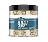 Earthborn Elements Acerola Cherry 200 Capsules, Pure & Undiluted, No Additives