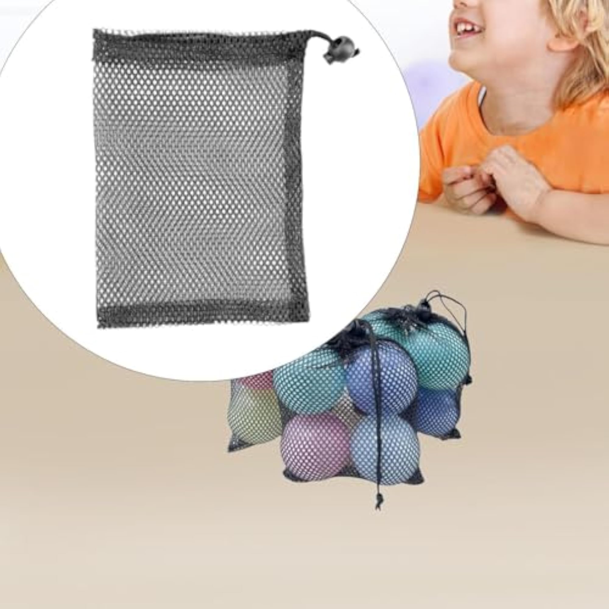4xSmall Mesh Bag Multipurpose Storage Pouch for Cosmetic & Jewelry