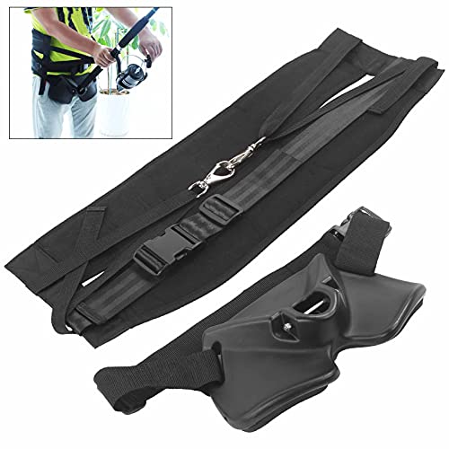 Cinto de Combate para Vara de Pesca, Suporte para Vara de Pesca, Cinto Ajustável para Barriga de Pes