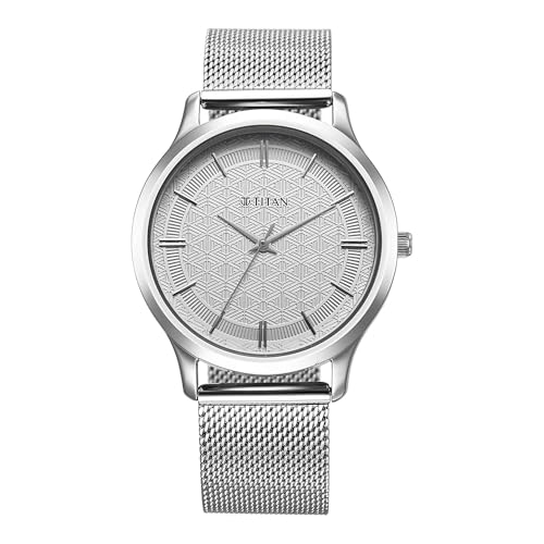 Titan Karishma Quartz Analog Silver Dial Stainless Steel Strap Watch for Men-1825SM09 (B0CR3S6NTS) Amazon Price History, Amazon Price Tracker