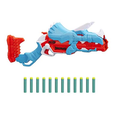 Lanzador DinoSquad Tricera-Blast de Nerf Cover