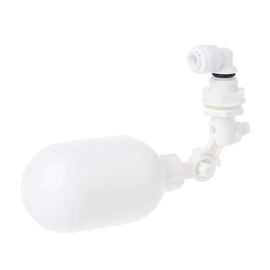 Haveratio Plastic Floating Ball Valve with Adjustable Water Filter Float Valve for Automatic Filling Water Tank 1/4" Connec Rapido
