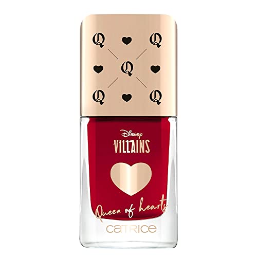 Catrice Disney Villains Queen of Hearts Nail Polish, Nr. 030 Red Roses, rot, langanhaltend, glänzend, farbintensiv (11ml)