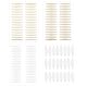 Oruola 40 Blatt Augenlid Stripes Unsichtbar,4 Type Doppeltes Augenlidband1440 Stück Eyelid Tape,Schlupflider Stripes,Augenlieder Strips Unsichtbar für Hungleichmäßige Augenlider,Hängende Augenlider