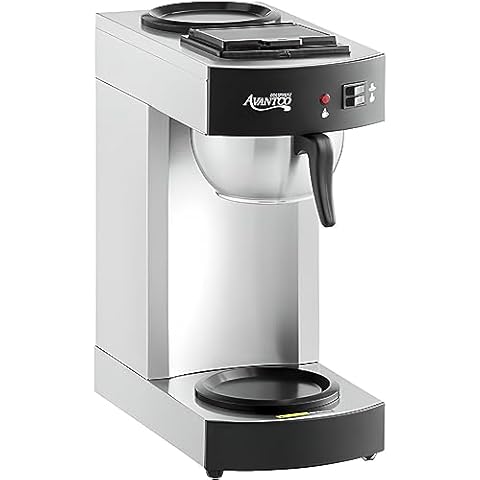 Avantco C10 12 Cup Pourover Commercial Coffee Maker with 2 Burners - 120V by Avantco Cover