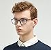 TEXASDELUXE Fashion Glasses for Men Non Prescription Glasses Men Black Fake Glasses Clear Glasses