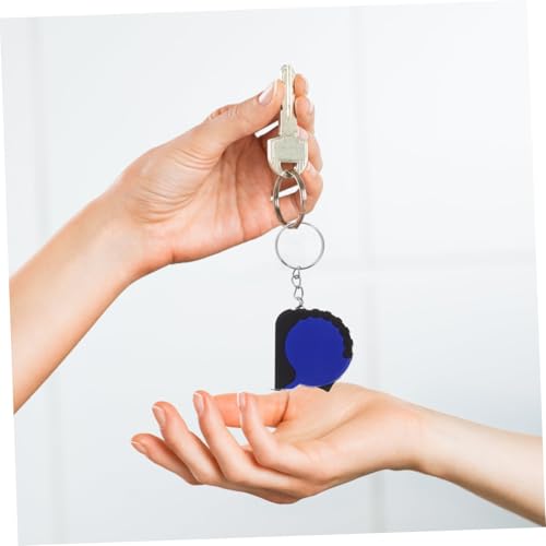 Mini cinta métrica retractil azul Lurrose 10 piezas miniatura 4