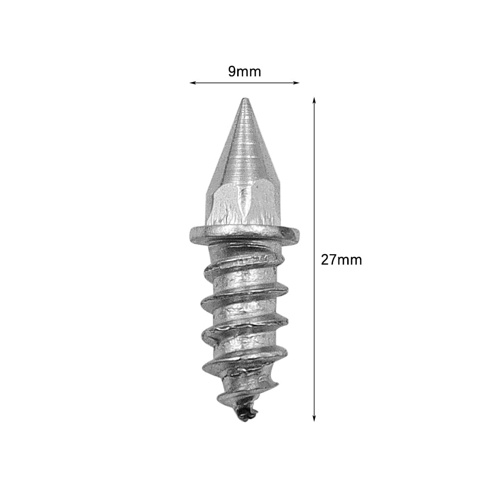 Perno de Neumático Antideslizante 27 mm, Clavos para Cadenas de Nieve de Coche, 50 Piezas