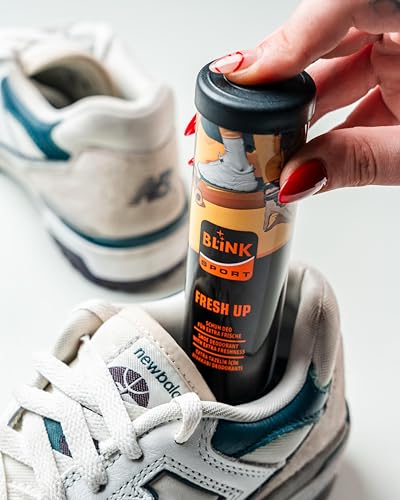 Blink Sport Fresh Up Schuh Deo Spray Geruchsstop 100ml - Schuhdeo gegen Geruch antibakteriell, Schuhspray gegen Geruch, Schuhdesinfektionsspray, Fussdeo