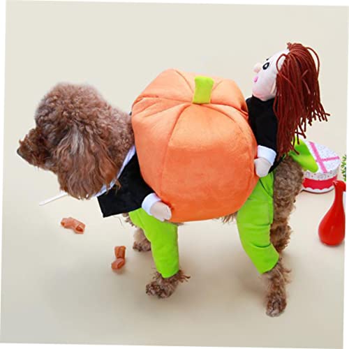 Disfraz de Calabaza para Perro Kisangel Halloween S miniatura 4