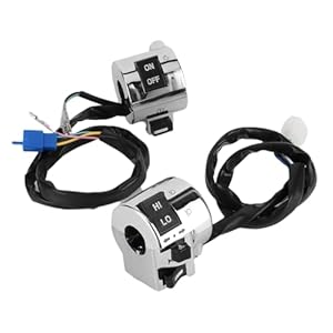 ESyem Motorrad Lenkerschalter 1 Paar Universal