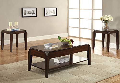 HomeRoots Innovative Coffee Table with Lift Top, Walnut Brown HomeRoots Innovative Coffee Table with Lift Top, Walnut Brown