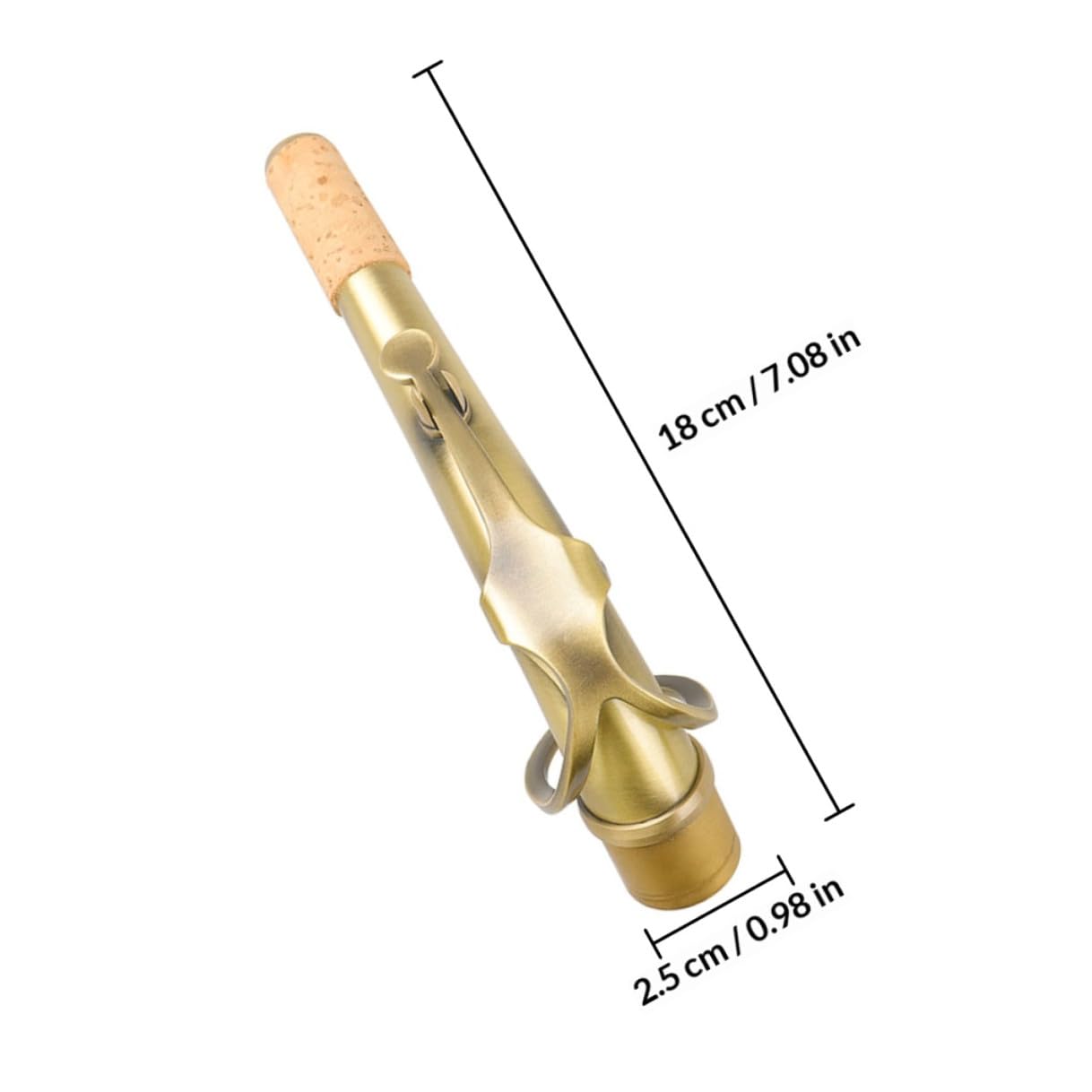 Saxophon Biegungshals aus Messing 24,5mm Durchmesser Antik für Altsaxophon mit Transparentem Klang und Praktischem Design im Musikstudio Zubehör