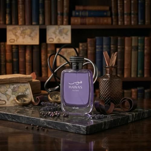 Image of RASASI Hawas For Men 3-Piece Perfume Gift Set Eau De Parfum Spray 100ML (3.4 Oz) & 10ml (0.34 Oz) & Shower Gel 60ml (2.03 Oz)