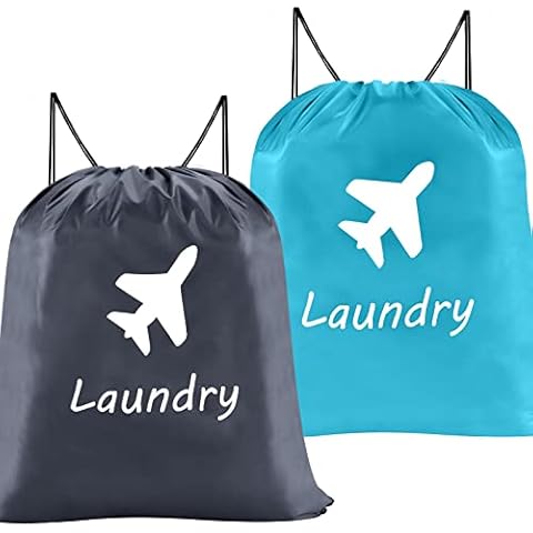 Shappy Foldable Travel Laundry Bags with Strap Cover