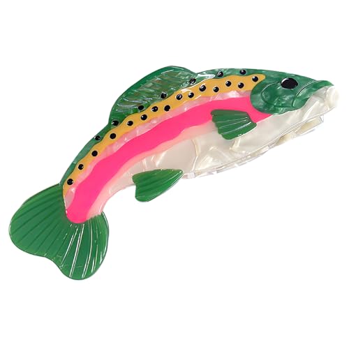 Duojinsanxi Novelty Salmon Fish Hair Clip cover