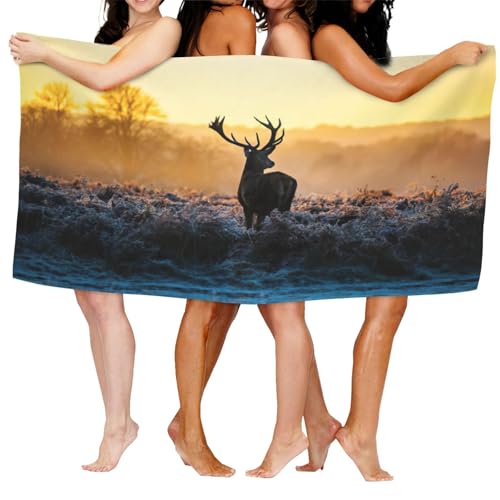 Serviette de bain séchage rapide en microfibre anti odeur cerf - 8