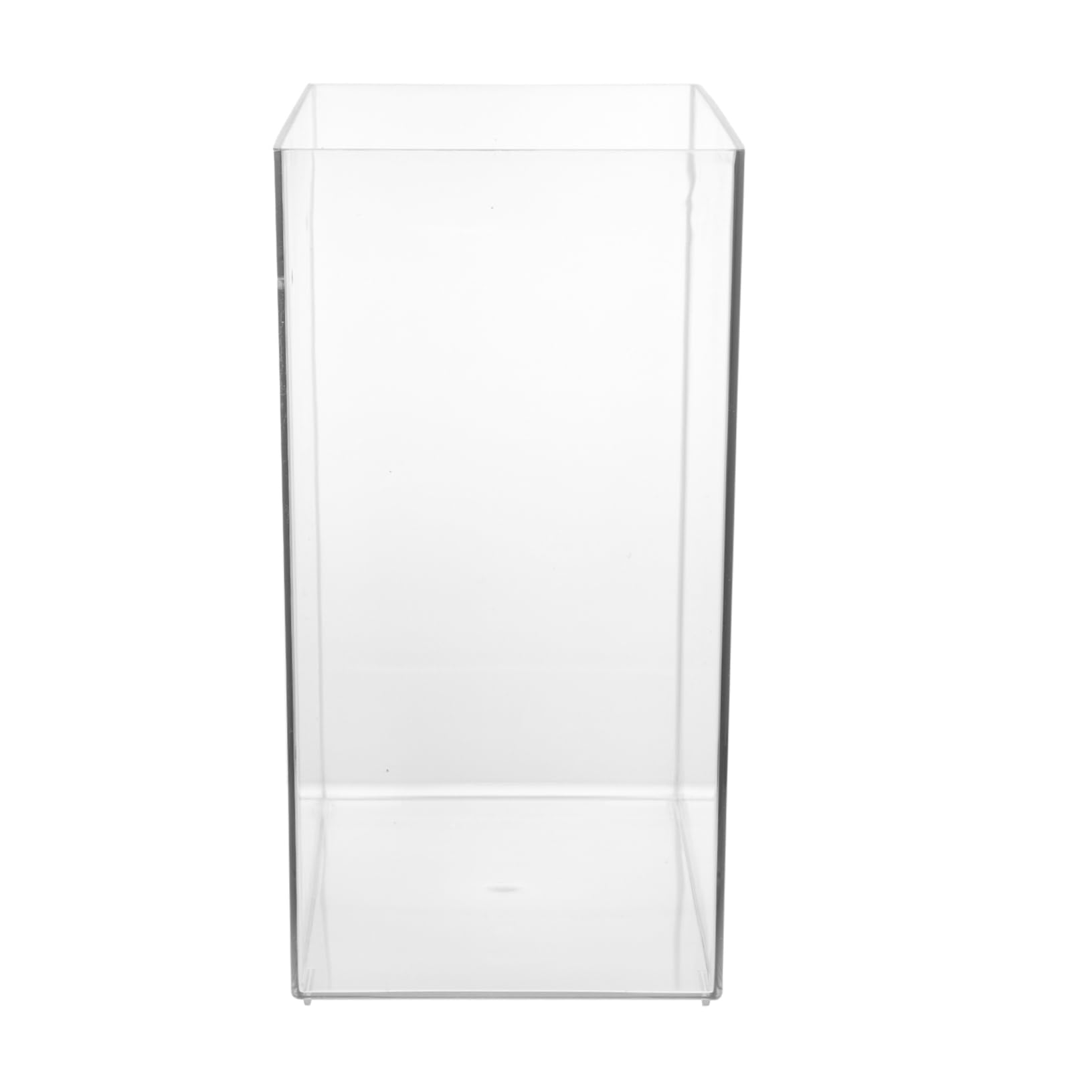 Seau de rangement pour fleurs transparent afin de ranger le bureau facilement