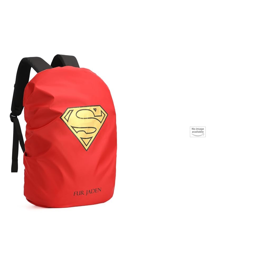 New Title — "Fur Jaden Superman Rain Cover for Backpacks with Pouch for Storage | + Structured Smart Tech Backpack I 15.6 Inch Laptop Compartment I USB-C and USB-A Charging Port I-image-42