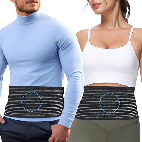 LAFUYSO Umbilical Hernia Belt for Men & Women – Abdominal Support with Compression Pad for Navel, Epigastric & Incisional Hernias – Ideal for Surgery Recovery & Prevention