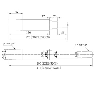 Bombola di gas pneumatico sollevatore per Herman Miller Aeron 2a generazione OEM.