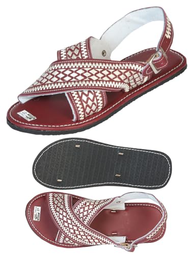 Artisanal Handmade Huarache - 50% leather and 50% Synthetic Grecas - Chedron 603784