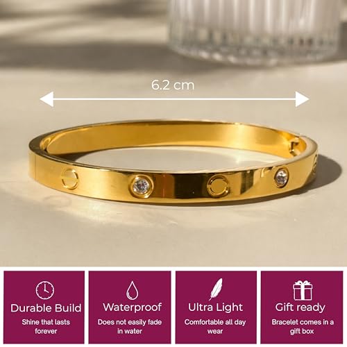 Image of Pixies Anti tarnish Bracelet for women | Hypoallergenic and Waterproof jewelry | Ideal for special occasion gifting | Fashion Jewellery for Women | Comes in a gift box