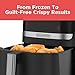 BLACK+DECKER Purifry 6QT Air Fryer, Crispy Deep Fried Taste without the Fat, Plus Bake, Dehydrate, and Keep Food Warm, Digital Touchscreen and Auto Shut-Off