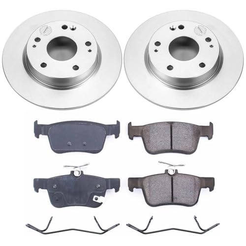 Image of PowerStop Z17 Brake Pad & Fully Coated Rotor Kit Rear CRK7725