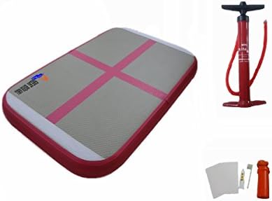 Water Board Inflatable Air Mat Small Air Board for Gymnastics 39 Inches (pink)