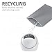 ESTHELLO Cat Litter Mat, Cat Litter Trapping Mat, Honeycomb Double Layer Design, Easy to Clean,Washable (24’’ x 15’’ Gray