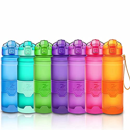 Zounich Premium Sports Water Bottle 32 Oz/1 Liter, 24 Oz, 16 Oz, 14 Oz, Bpa Free Tritan For Bike, Running, Gym, Fitness, Cycling #TOP29