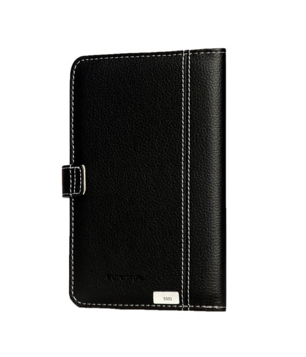 Image of Eurostyle Unisex Passport Holder & Travel Document Organizer | PU Leather Passport Wallet with Ticket, Boarding Pass, Currency & Credit Card Pockets, Coin Pouch & Buckle Closure | Black