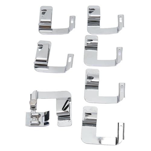 Set de prensatelas para dobladillo enrollado para máquina de coser miniatura 4