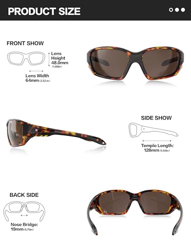 Image of BIRCEN Sport Polarized Sunglasses for Men - Women:UV Protection Shades for Fishing Driving Cycling Running