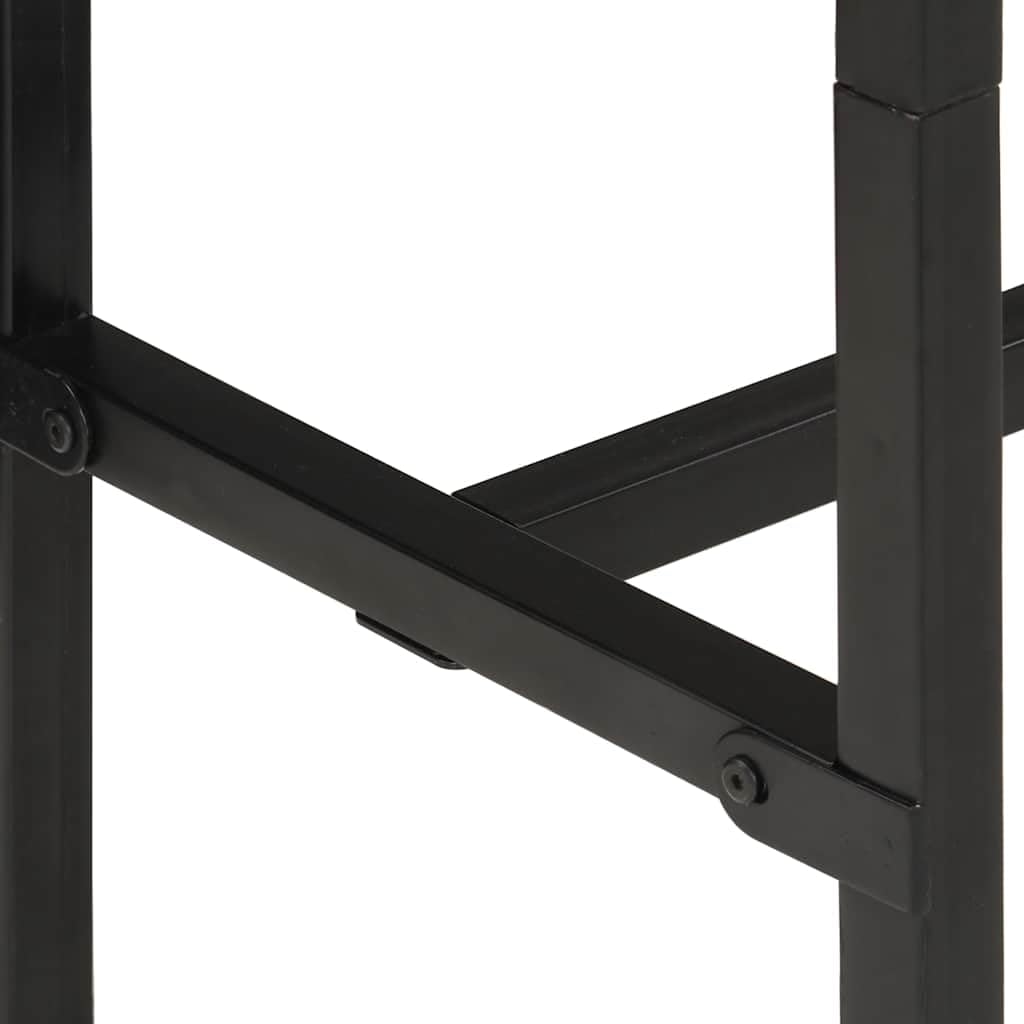Table de Bar 150x55x107 cm Bois de Manguier Massif Brut vidaXL