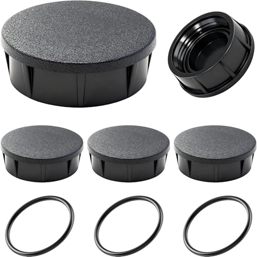 FRUSSONIA 4-Pack Sprinkler Head Caps Compatible with Rain Bird 1800 Series Sprinklers Replacement for 1800XC Model UV-Resistant ABS and Nitrile Rubber O-Ring