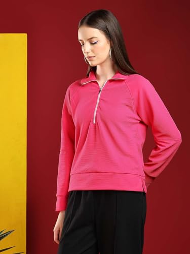 Image of KOTTY Women's Stylish Pullover Sweatshirt Ideal for Winter and Layered Looks