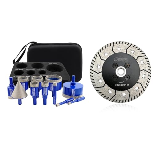 Kit de 11 brocas de diamante para cerámica y mármol miniatura 1